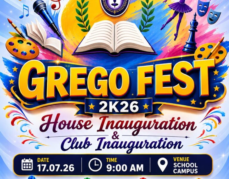 Grego Fest 2K26 House Inauguration & Club Inauguration